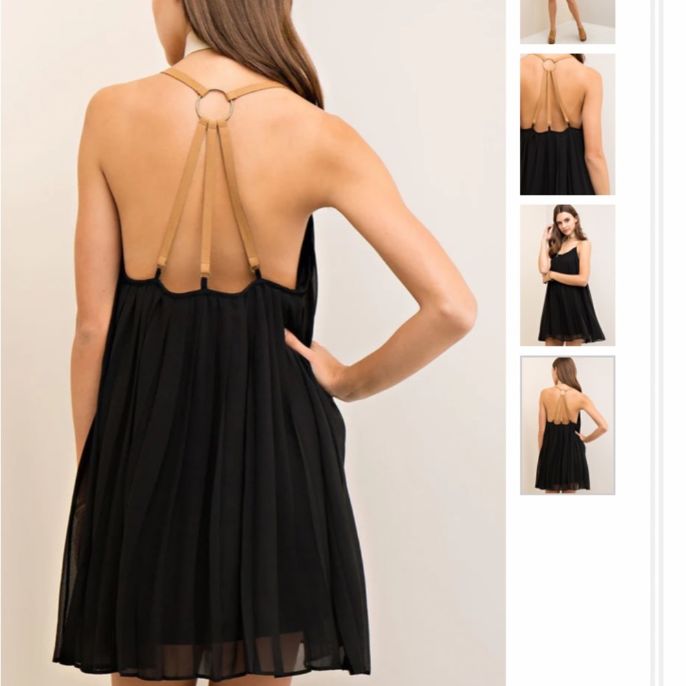 Fab’rik Womens Black Dress Size Large - Picture 2 of 9